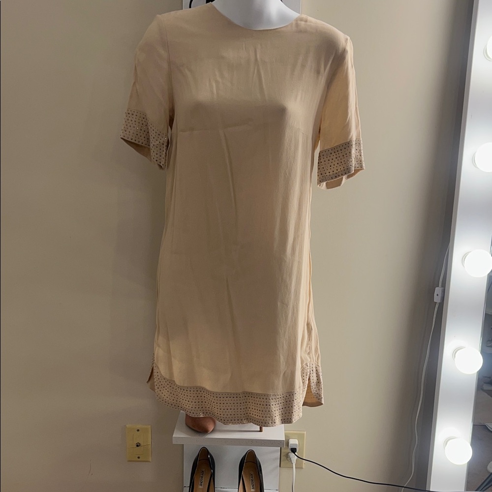 H&M Cream Short Sleeve Top